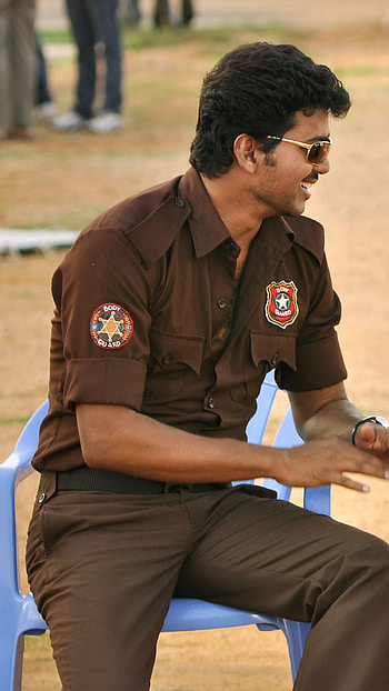 Vijay, kaavalan, tamil movie HD phone wallpaper