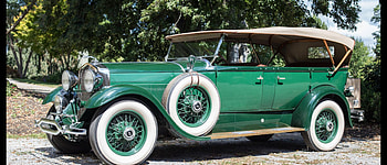 1930 Lincoln..Model L7 Touring, old car, beauty, green, Lincoln HD wallpaper