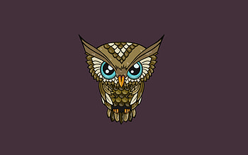 Art, Owl, Vector, Minimalism HD wallpaper