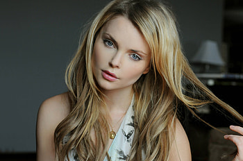Blonde, actress, Izabella Miko HD wallpaper