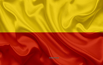 Flag of Prague, Czech Republic, , silk texture, Prague flag, Czech cities, Prague HD wallpaper