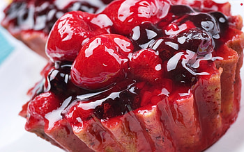 Fruitful jelly muffins, Delectable treats, Fruity bliss, Tempting delights HD wallpaper