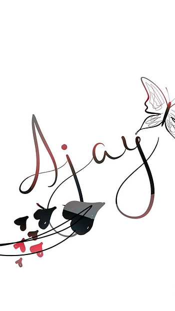 A Name, Ajay, Simple HD phone wallpaper