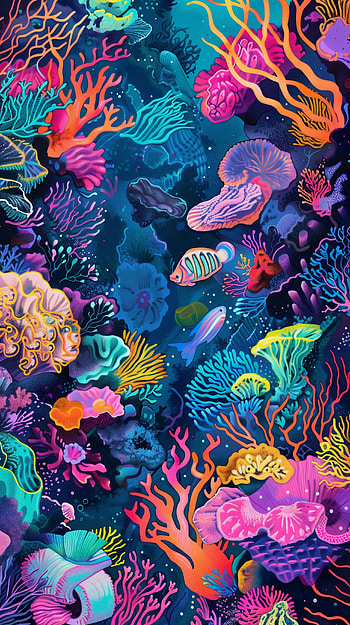 Coral Paradise for , coral reef, coral, fish HD phone wallpaper