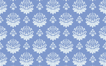 Texture, blue, white, flower, pattern HD wallpaper