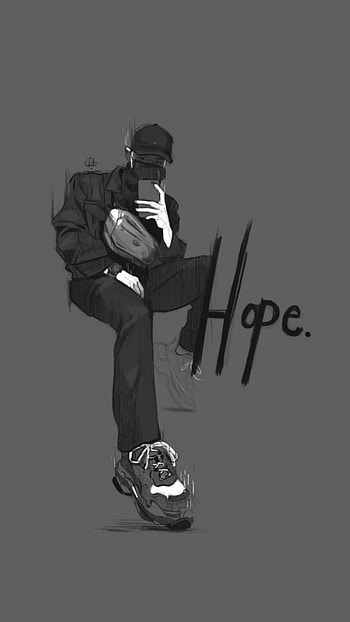 Hope, army, bts, jhope, knee, black aesthetic, flash graphy, grey aesthetic, hobi HD phone wallpaper