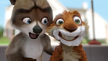 OVER THE HEDGE, RACCOON, MOVIE, FUNNY HD wallpaper