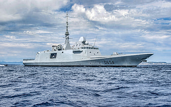 Auvergne D654, , French frigate, French Navy, French warships, frigate, R, France, NATO, Aquitaine-class frigate, Auvergne, D654 HD wallpaper
