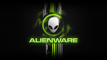 Alienware Background Alien Head Green Honeycomb Design HD wallpaper