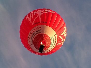 Hot Air Balloon, hot, balloon, air, red HD wallpaper