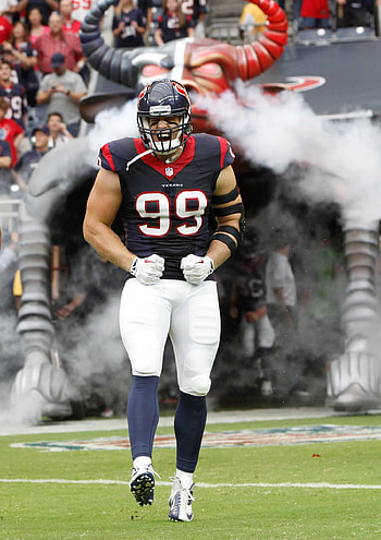 J.J. Watt (Sports), Texans Watt, Memorable week, Big red bow HD phone wallpaper
