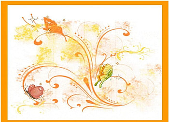 Butterflies, flowers, art HD wallpaper