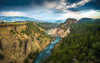 Grand Canyon Of The Yellowstone, nature HD wallpaper