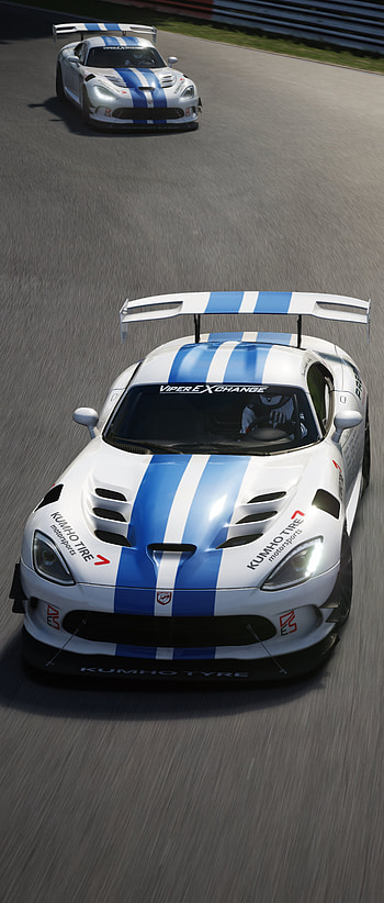 Dodge SRT Viper In Nurburgring Nordschleife Récord, Nürburgring, Dodge Viper SRT10 ACR, Dodge Viper ACR, Dodge Viper, Dodge, video game, Assetto Corsa HD phone wallpaper