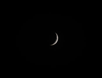 Minimalism, Sky, Night, Moon HD wallpaper