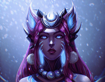 Snow Moon Ahri, Ahri (League Of Legends), video game, League Of Legends HD wallpaper