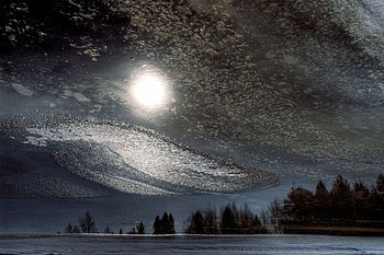 Clouds in Moon, clouds, cool, moon HD wallpaper