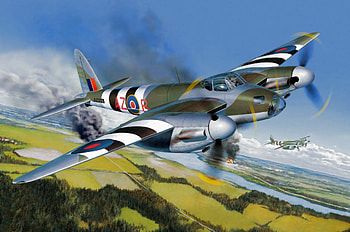 De Havilland Mosquito — WWII Military, military HD wallpaper