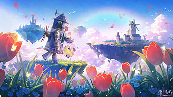 Identity V: Skybound Tulip Isle, video game, Identity V HD wallpaper