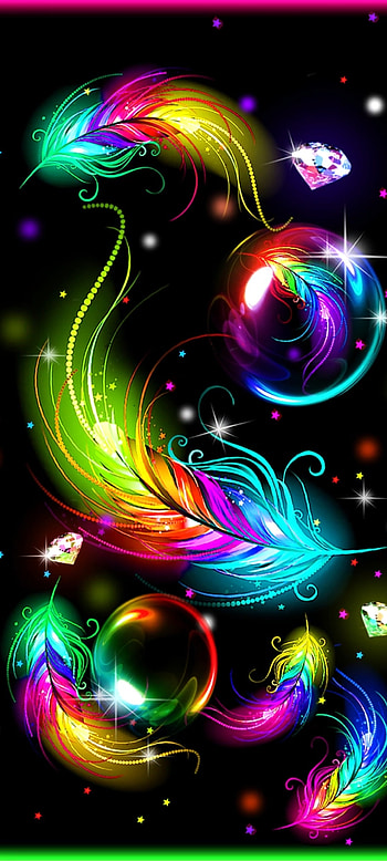 Color Bubble Diamond, magenta, peacock, colorful HD phone wallpaper