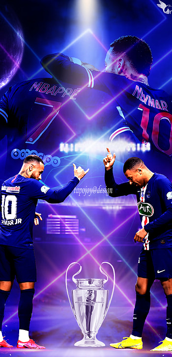 Neymar Mbappe, light, Football HD phone wallpaper