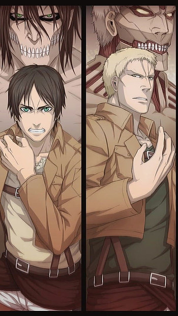 Double role of titans, anime HD phone wallpaper