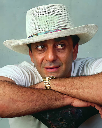 Sanjay Dutt, white, hat HD phone wallpaper