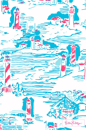 Lilly Pulitzer Summer Watch Out HD phone wallpaper