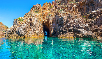 Calanques de Piana en bateau, sea, badlands, corsica, water HD wallpaper