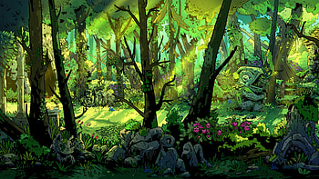Enchanted Forest Fantasy - Ultra, fantasy, forest HD wallpaper