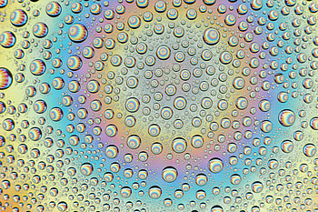 Abstract, Water, Rainbow, Drops, Multicolored, Motley HD wallpaper