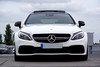 Cars, Car, Front View, Machine, Mercedes, Mercedes C63 Amg HD wallpaper