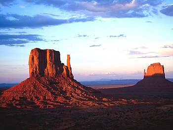 The Mittens, sky, light, canyon, rock HD wallpaper
