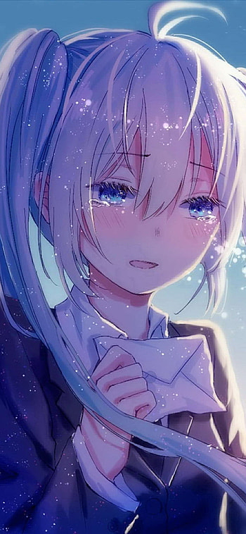 Sad Anime Girl HD phone wallpaper