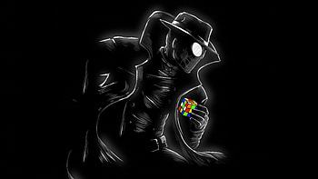 Spiderman Noir , spiderman-noir, spiderman, superheroes, artwork, digital-art, artist, dark, black, minimalism, minimalist HD wallpaper