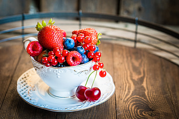 Berries, Fruits, Bowl, Currants HD wallpaper