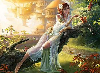 Fantasy, Women HD wallpaper