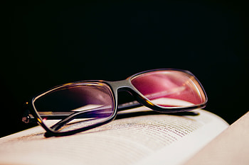 Miscellanea, Miscellaneous, Book, Lenses, Glasses, Spectacles, Diopter HD wallpaper