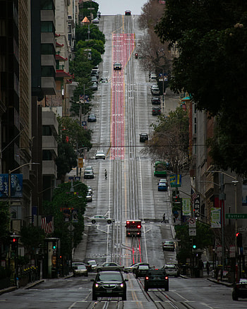 Cities, Cars, City, Road, Hill, Street HD phone wallpaper