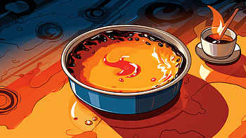 Crème Brûlée Delight - Dessert, food, crème brûlée HD wallpaper
