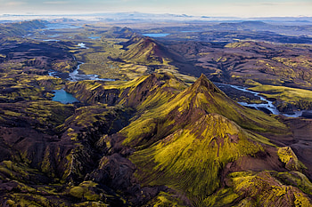 Iceland, nature, moss, mountain HD wallpaper