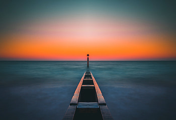 Nature, Sea, Pier, Fog, Wharf, Berth HD wallpaper