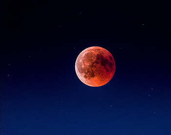 Blood Moon Star , moon, nature, dark HD wallpaper