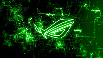 Asus Republic Of Gamers 2, Green ROG HD wallpaper