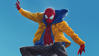 SpiderMan Into The Spider Verse Digital Artwork, spiderman-into-the-spider-verse, 2018-movies, movies, spiderman, animated-movies, artist, artwork, artstation HD wallpaper