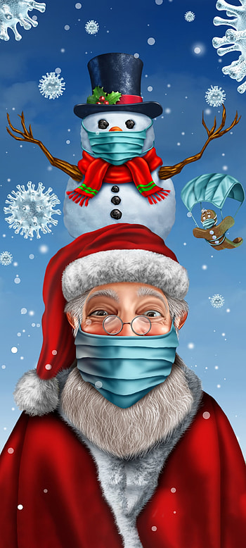 Christmas Epidemic, Santa HD phone wallpaper