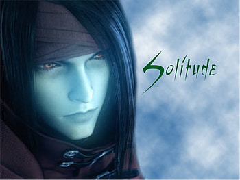solitude, anime boys, final fantasy, anime, fantasy HD wallpaper