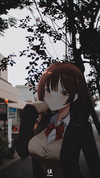 Sayu Ogiwara, anime-aesthetic, anime-, anime-x-reality, sayu-ogiwara, anime, hige-wo-soru HD phone wallpaper