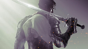 Knight sword, Armor sunlight, Sword cape fantasy HD wallpaper