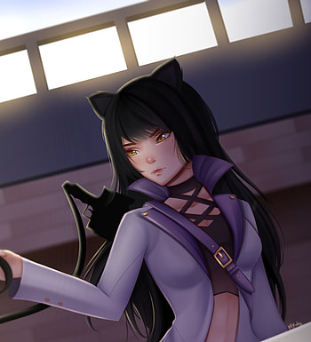 Artwork, beautiful, Blake Belladonna, RWBY HD phone wallpaper